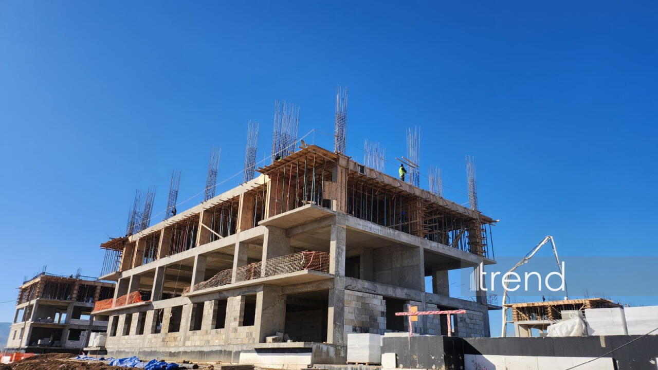В Агдаме начато строительство новых жилых комплексов