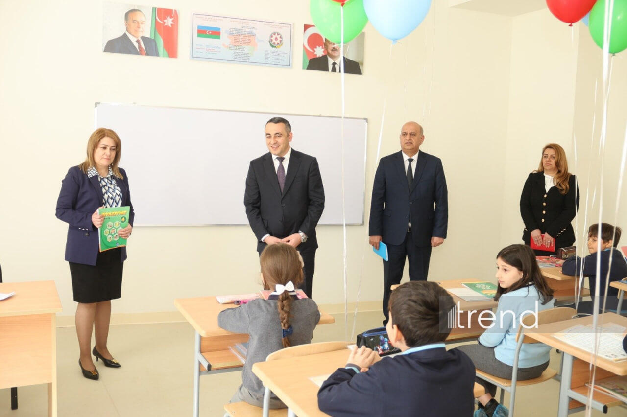 Ağdam şəhər 1 nömrəli tam orta məktəbdə tədris prosesinə başlanılıb
