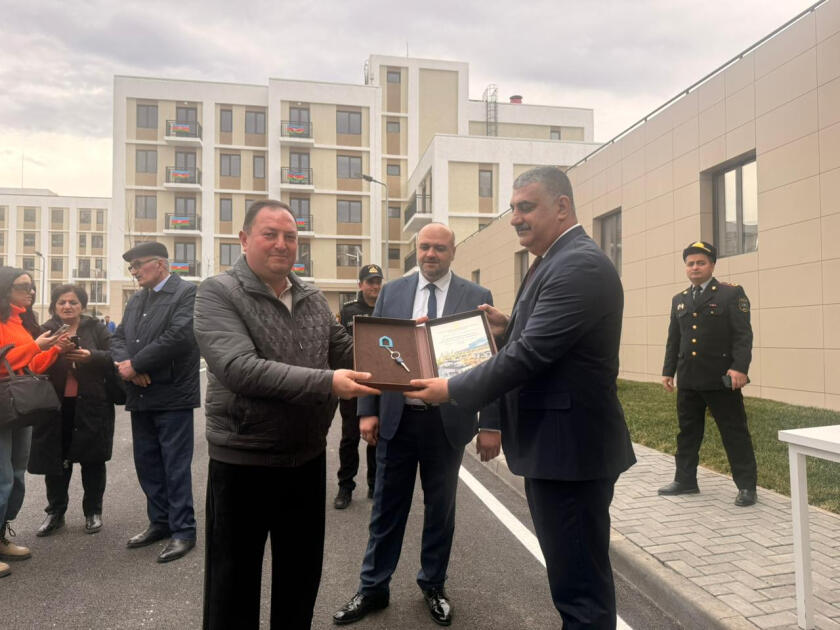 В городе Агдам 120 семьям вручили ключи от квартир