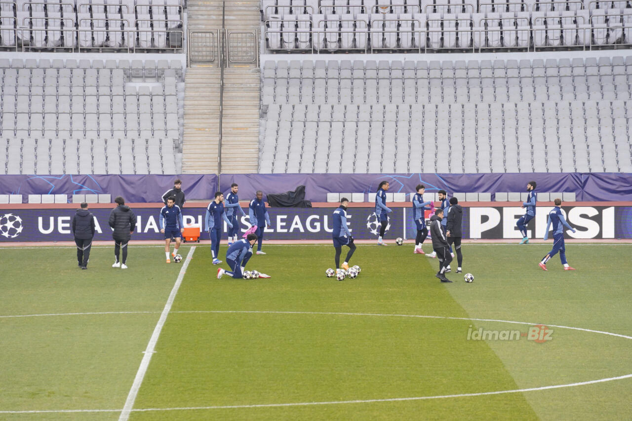 "Карабах" провел тренировку в преддверии матча с "Ньюкаслом"