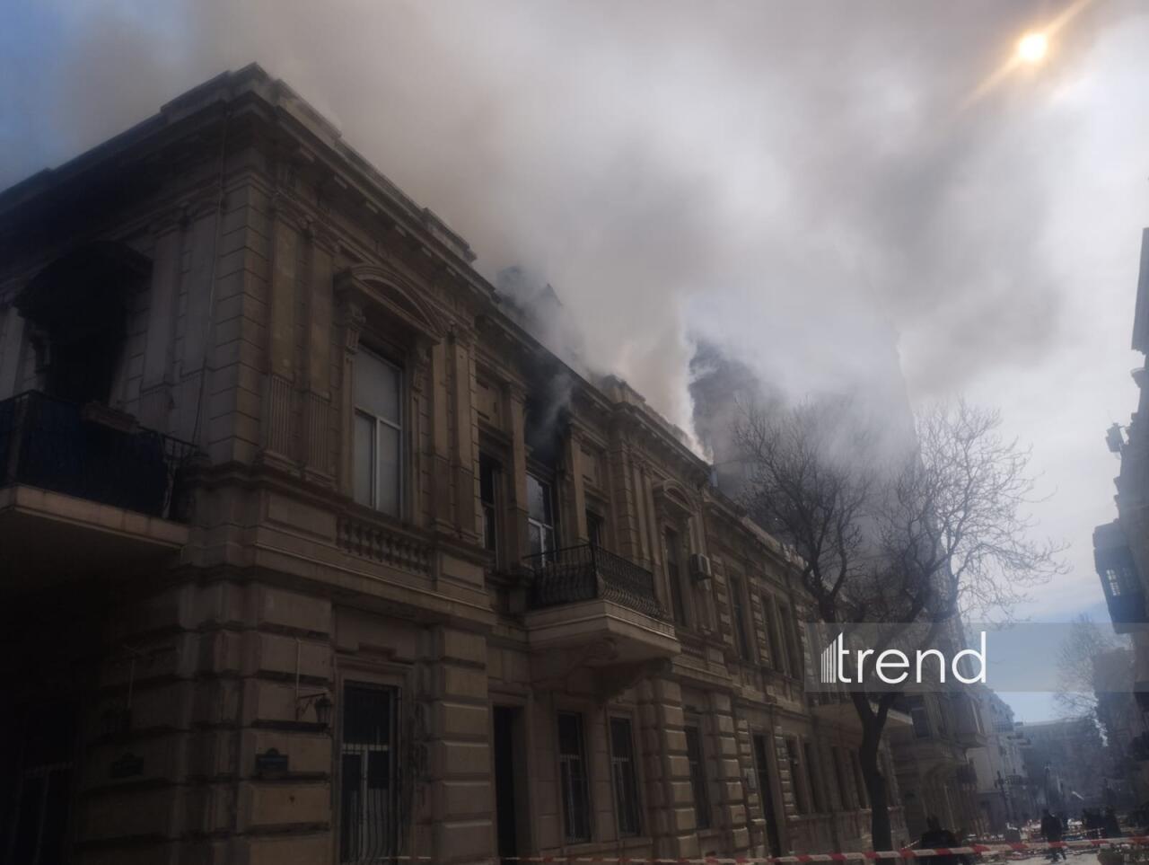 Пожар в центре Баку локализован