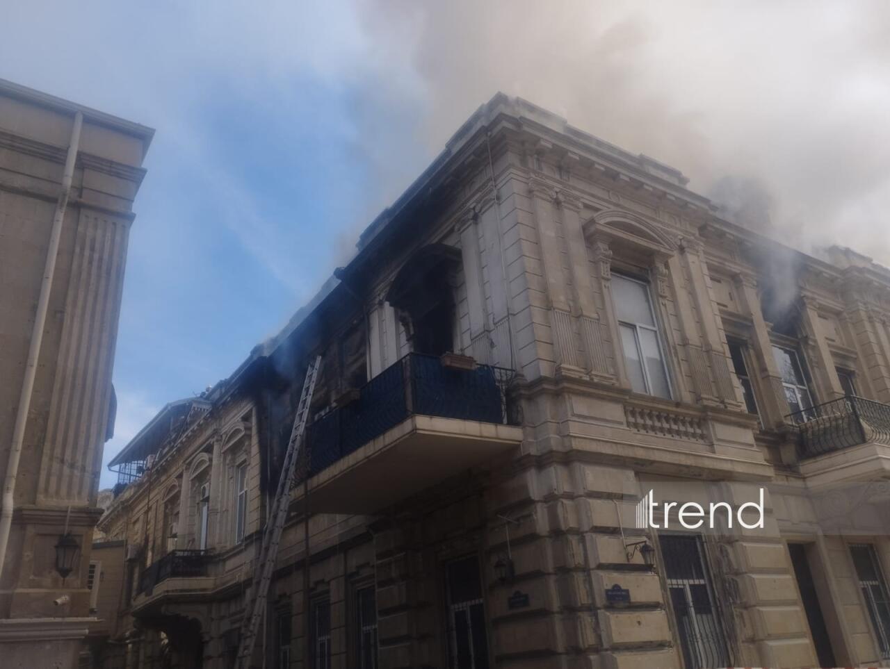 Пожар в центре Баку локализован