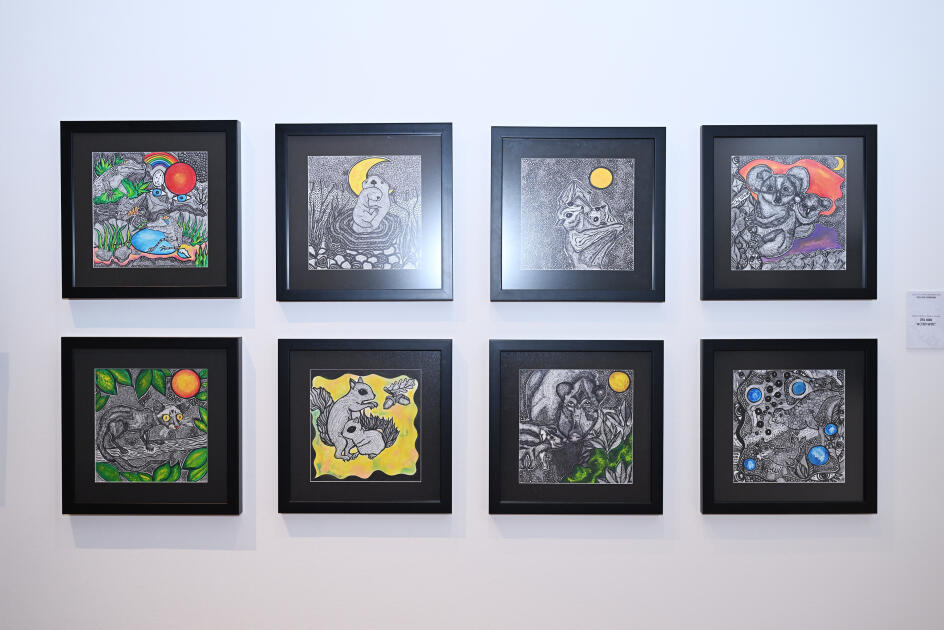 Heydər Əliyev Fondunun vitse-prezidenti Leyla Əliyeva və Bakı Media Mərkəzinin rəhbəri Arzu Əliyeva Tiranada MAMA “Ana təbiət” beynəlxalq incəsənət sərgisinin açılışında iştirak ediblər