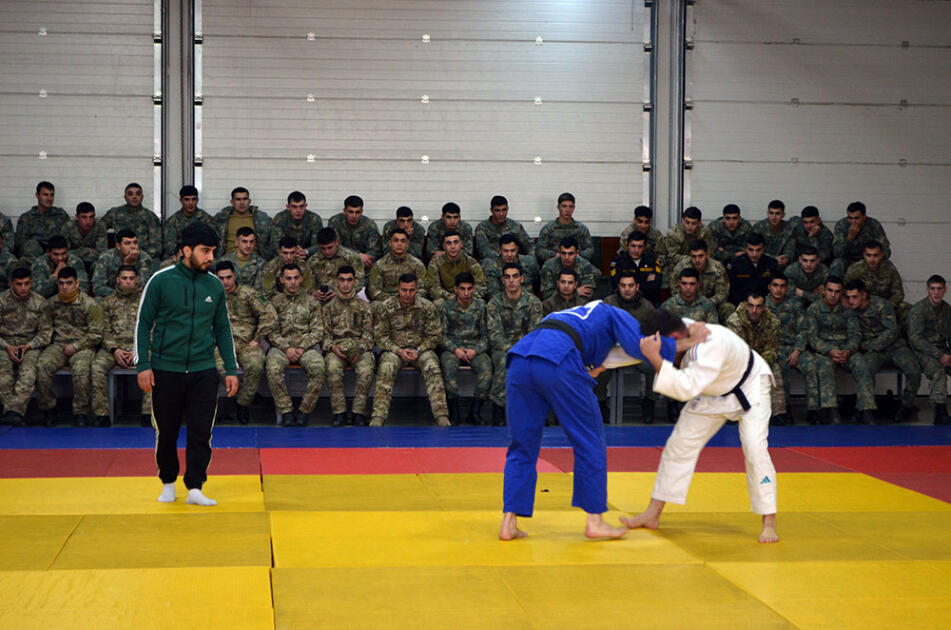 В Азербайджанской армии завершилось первенство по дзюдо, греко-римской и вольной борьбе