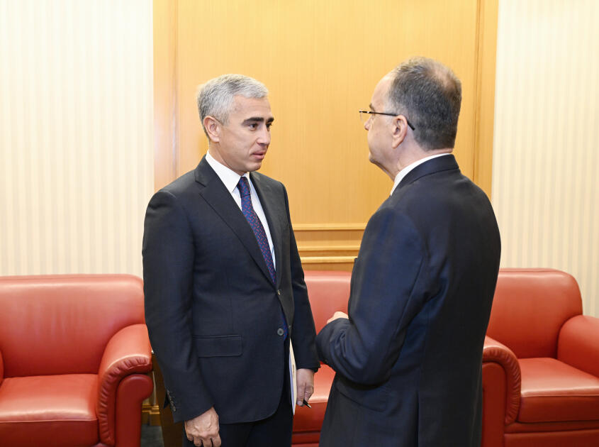 Вице-президент Фонда Гейдара Алиева Лейла Алиева встретилась в Тиране с Президентом Албании Байрамом Бегаем