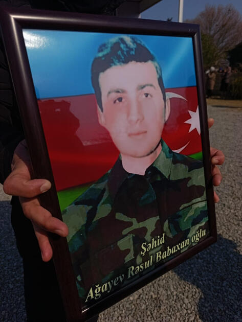 В Сабирабаде преданы земле останки считавшегося пропавшим без вести шехида Первой Карабахской войны Расула Агаева