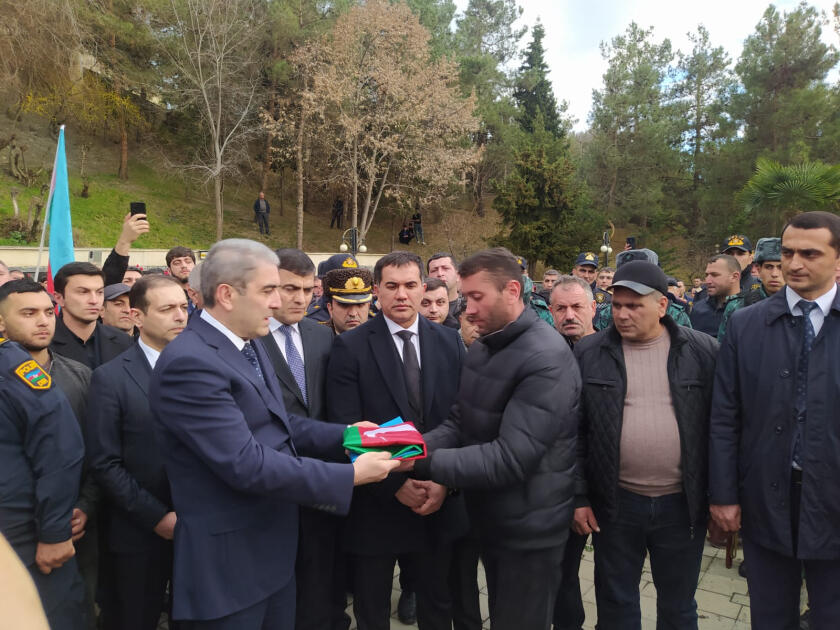 В Балакене преданы земле останки шехида Джаваншира Гасанова