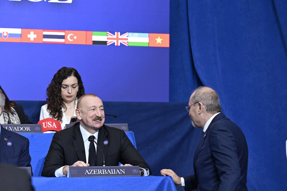 Prezident İlham Əliyev Vaşinqtonda Sülh Şurasının ilk iclasında iştirak edib