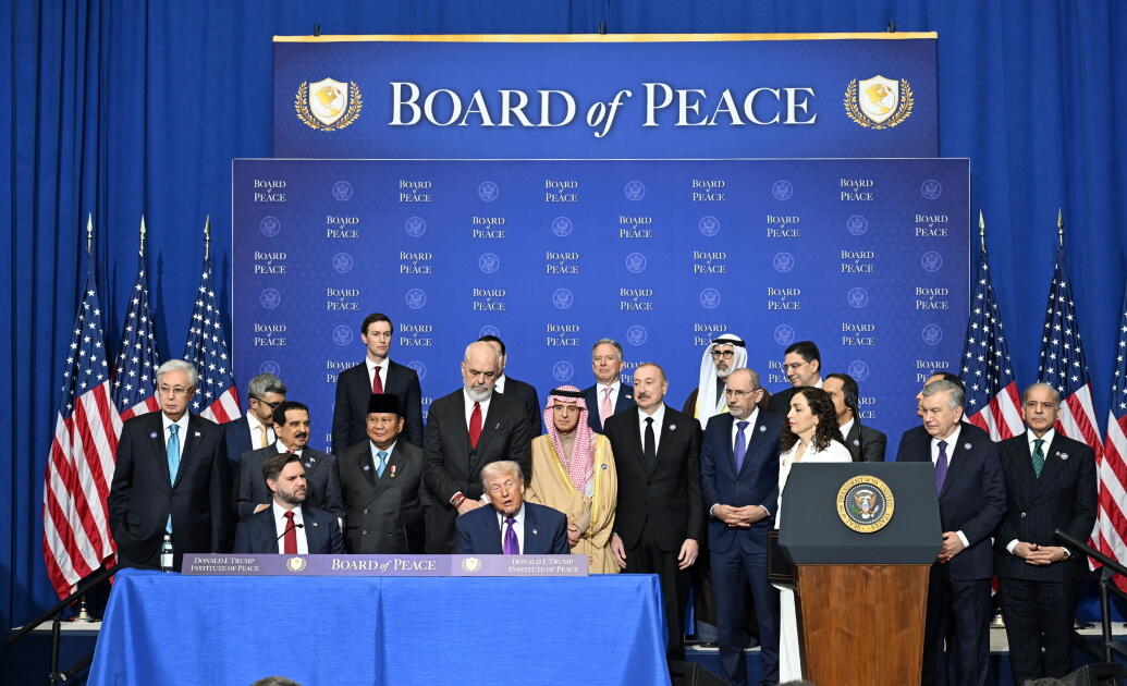 Prezident İlham Əliyev Vaşinqtonda Sülh Şurasının ilk iclasında iştirak edib