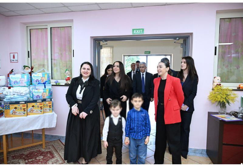 Leyla Əliyeva Tiranada “Hannah və Rosafa” uşaq evini və "Mother Teresa" Universitet Xəstəxana Mərkəzini ziyarət edib