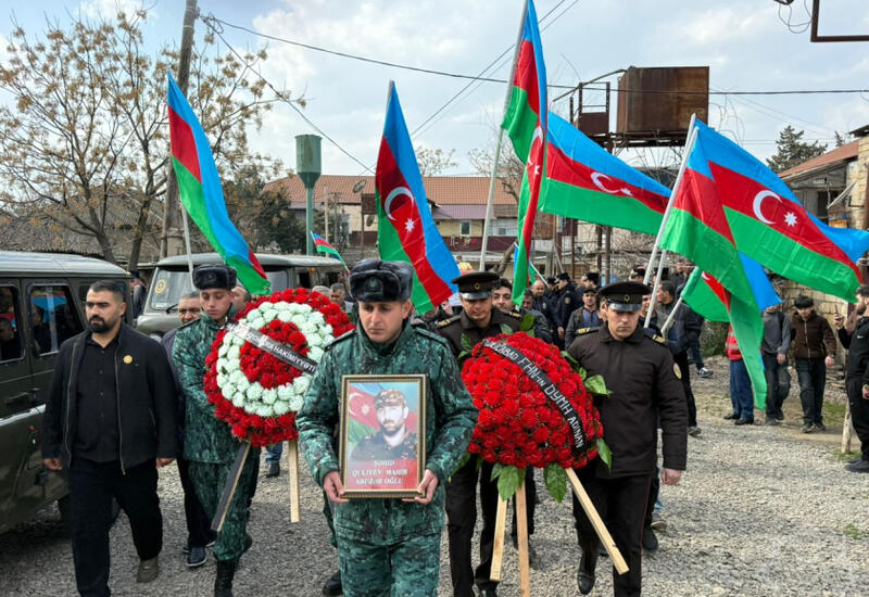 В Джалилабаде состоялась церемония захоронения считавшегося пропавшим без вести шехида Первой Карабахской войны Махира Гулиева