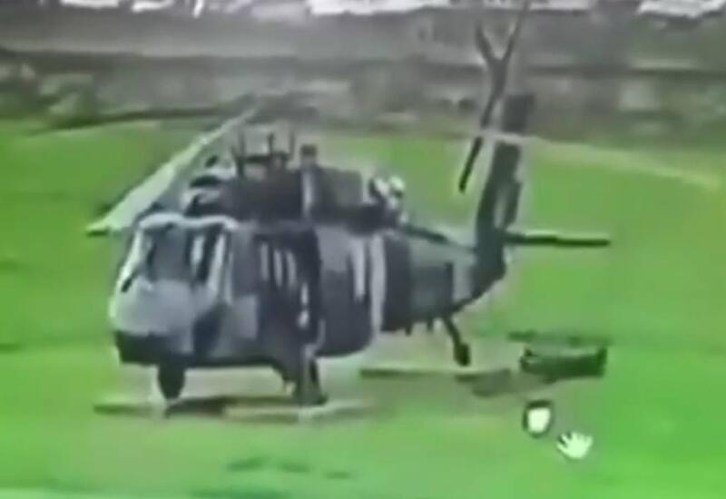 Момент удара молнии в солдата попал на видео