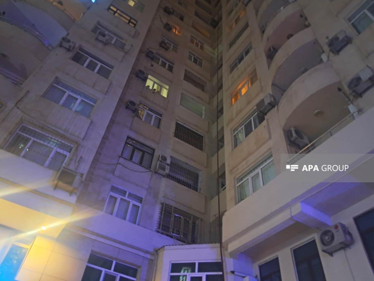 Пожар произошел в жилом доме в Баку,