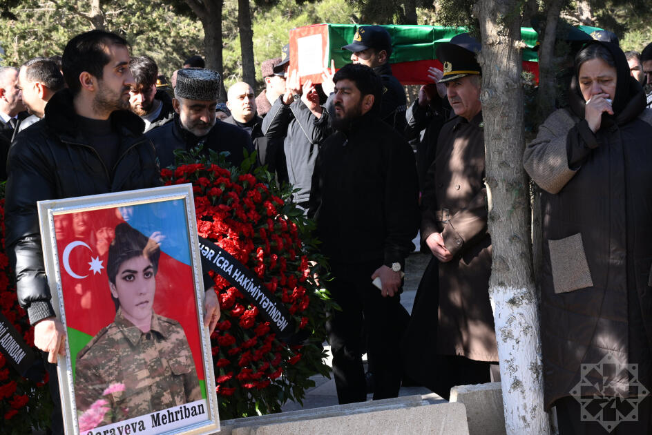 Считавшаяся пропавшей без вести шехид Мехрибан Гараева предана земле на Шехидляр хиябаны в Сумгайыте