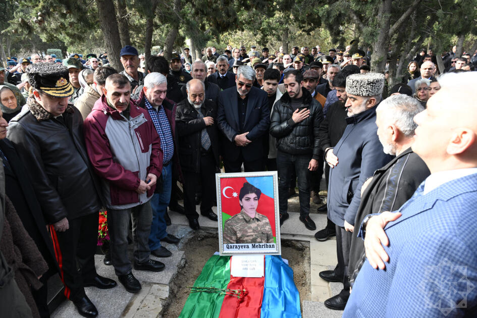 Считавшаяся пропавшей без вести шехид Мехрибан Гараева предана земле на Шехидляр хиябаны в Сумгайыте