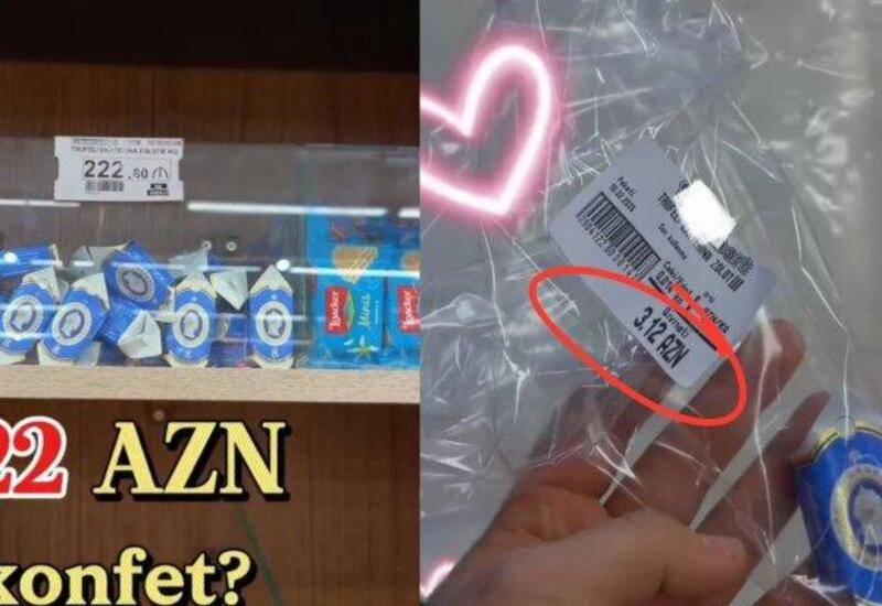 Bakıda kiloqramı 222 manata konfet SATILIR