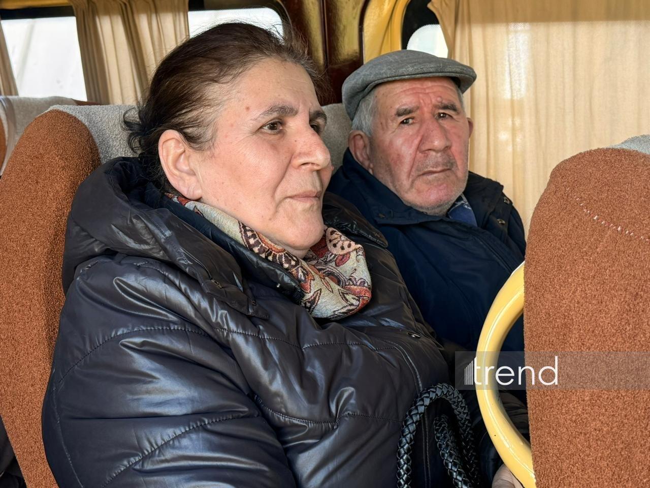 В город Ходжавенд возвращается первая группа бывших вынужденных переселенцев