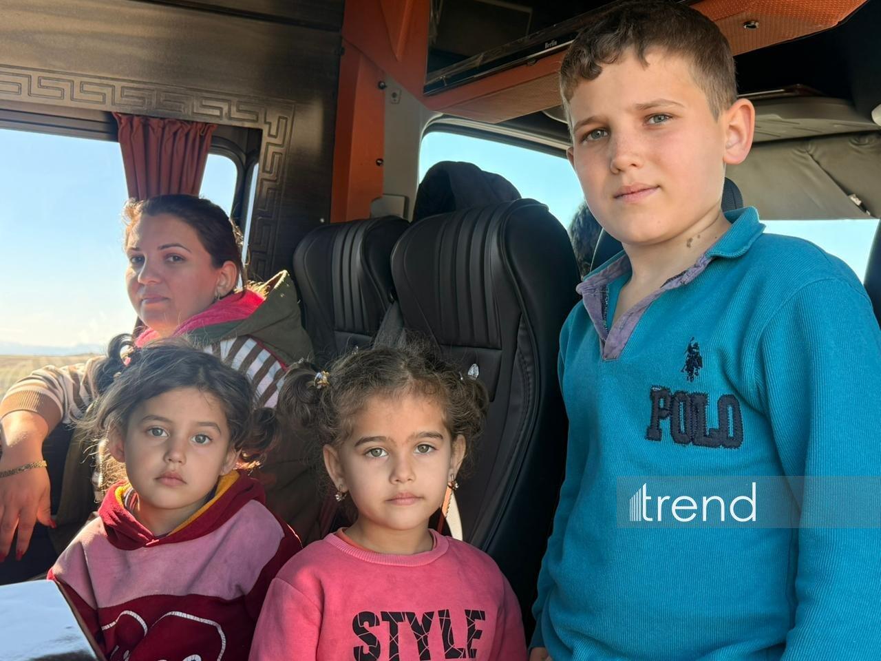 В город Ходжавенд возвращается первая группа бывших вынужденных переселенцев