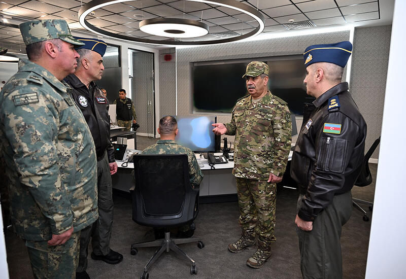 Закир Гасанов проверил служебно-боевую деятельность воинской части ПВО