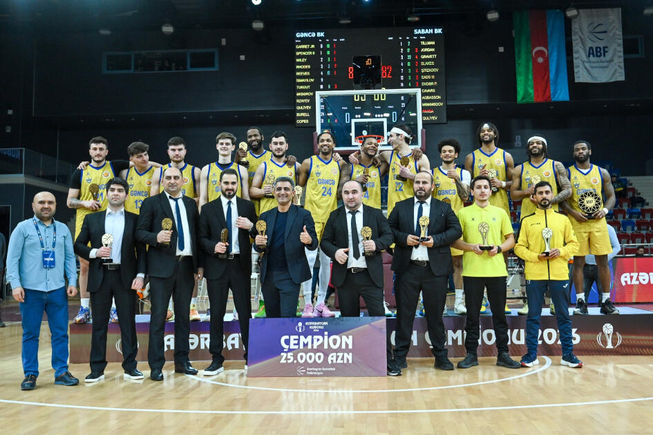 "Гянджа" во второй раз в истории стала обладателем Кубка Азербайджана по баскетболу