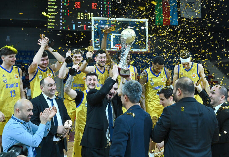 "Гянджа" во второй раз в истории стала обладателем Кубка Азербайджана по баскетболу