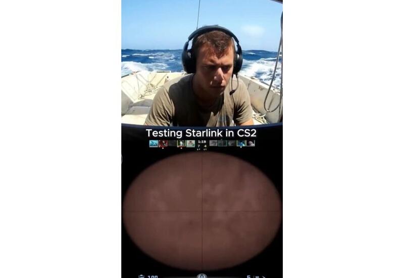 Спутниковый интернет Starlink использовали в открытом океане для запуска CS2