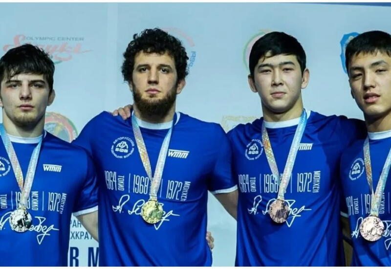 Азербайджанский борец выиграл "золото" на турнире в Минске