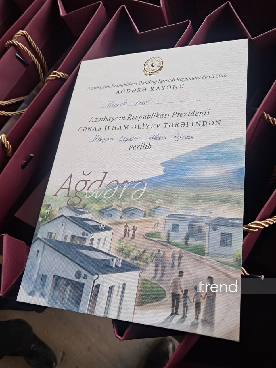 Ağdərə rayonuna daha 293 nəfər qayıtdı