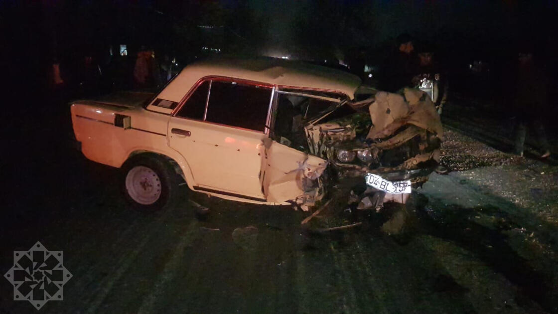 В Гёйчае три машины столкнулись в цепном ДТП