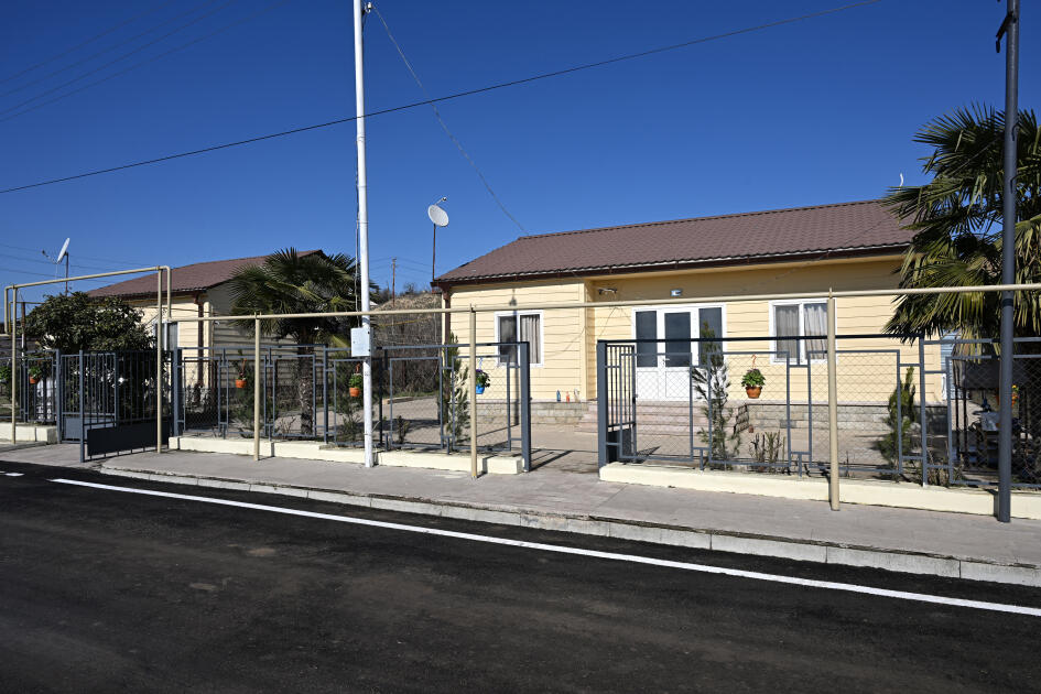 Prezident İlham Əliyev və Birinci xanım Mehriban Əliyeva Xocavənd kəndində görülmüş işlərlə tanış olublar