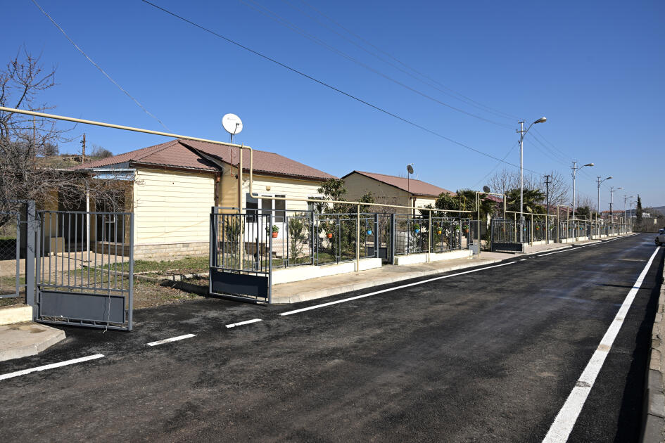 Prezident İlham Əliyev və Birinci xanım Mehriban Əliyeva Xocavənd kəndində görülmüş işlərlə tanış olublar