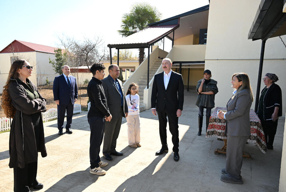 Prezident İlham Əliyev və Birinci xanım Mehriban Əliyeva Xocavənd şəhərində görülmüş işlərlə tanış olublar