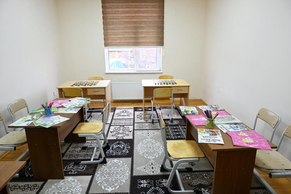 Leyla Əliyeva və Alena Əliyeva Quba şəhərində internat tipli ümumtəhsil məktəbini və STEAM mərkəzini ziyarət ediblər