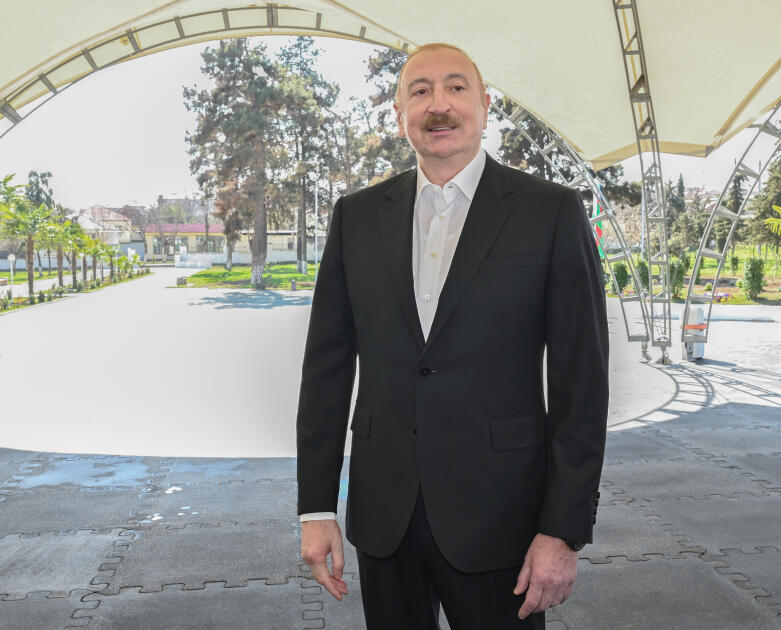 Prezident İlham Əliyev və Birinci xanım Mehriban Əliyeva Xocavənd şəhər və Xocavənd kənd sakinləri ilə görüşüblər