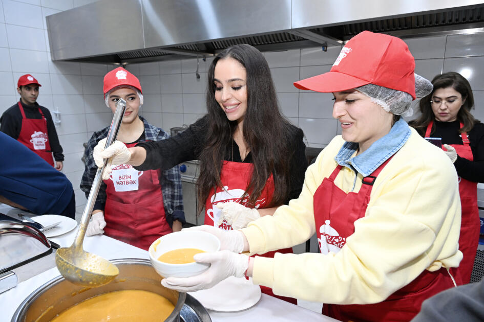 Лейла Алиева приняла участие в ифтаре в Губе