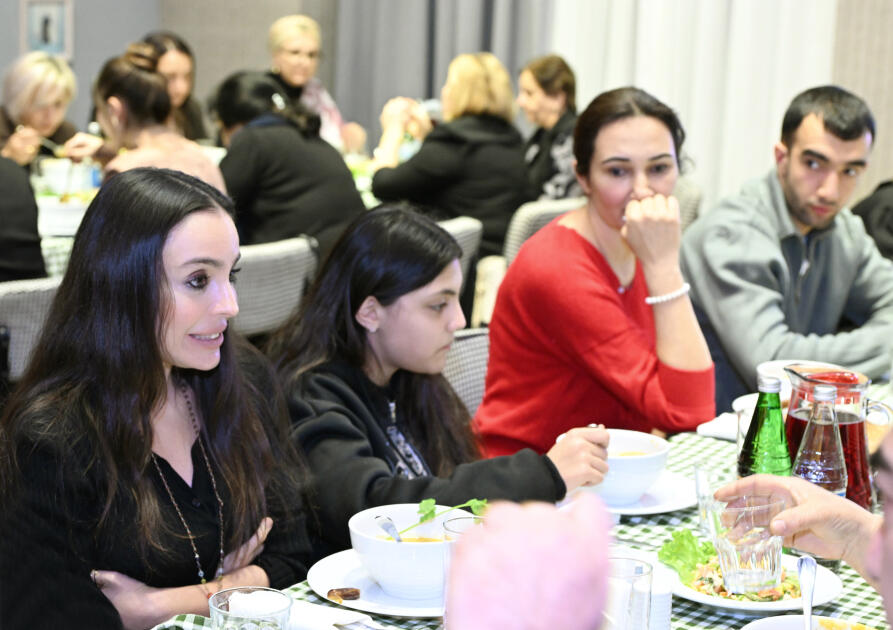 Лейла Алиева приняла участие в ифтаре в Губе