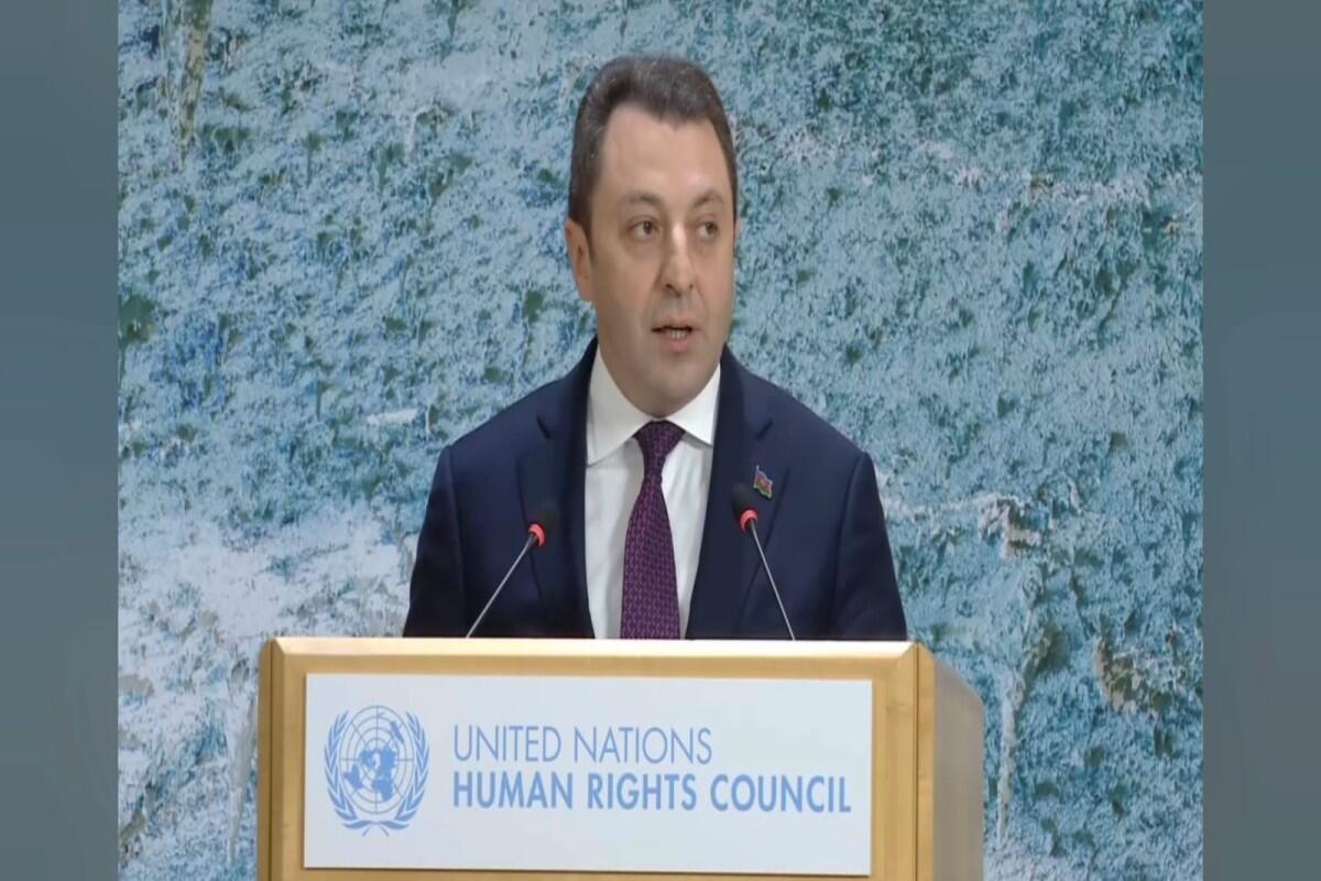 Замминистра иностранных дел Азербайджана выступил на Совете ООН по правам человека