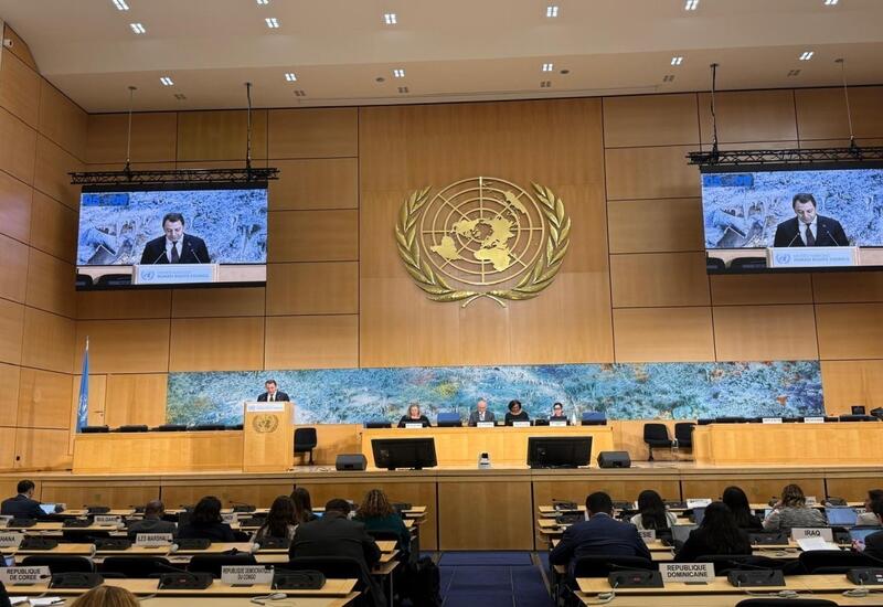 Замминистра иностранных дел Азербайджана выступил на Совете ООН по правам человека