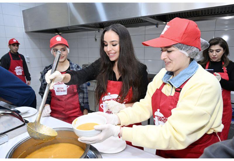 Лейла Алиева приняла участие в ифтаре в Губе