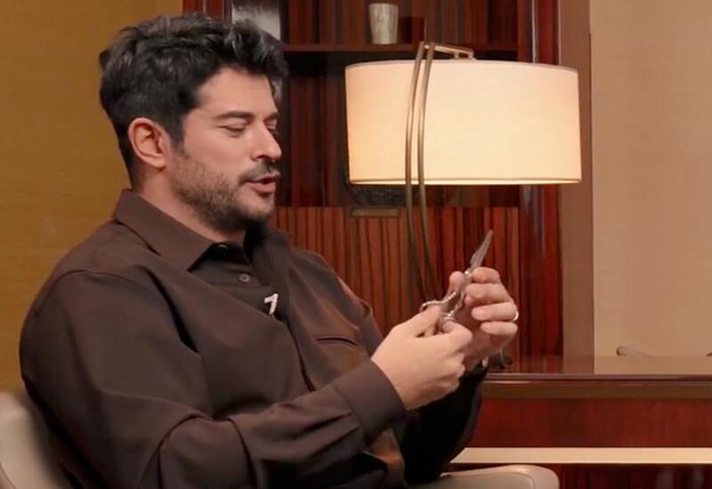 Бурак Озчивит удивил неожиданным применением ножниц