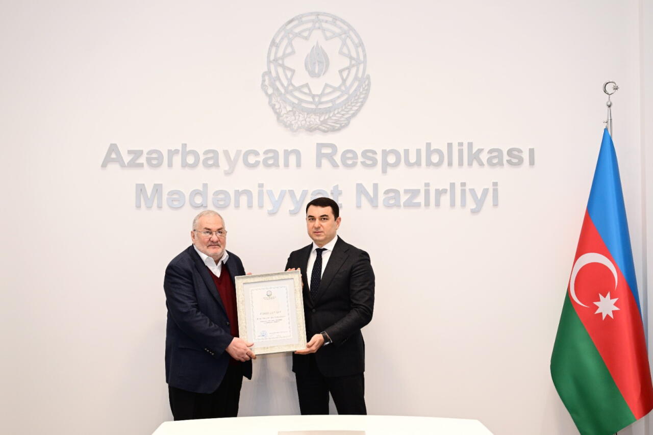 В минкультуры Азербайджана состоялась встреча с группой юбиляров
