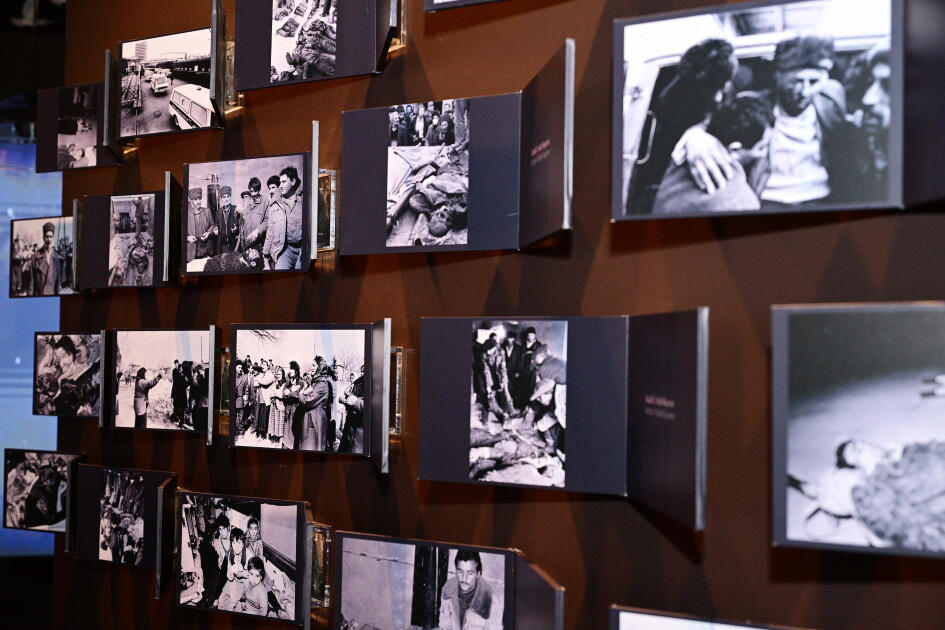 Prezident İlham Əliyev və Birinci xanım Mehriban Əliyeva Xocalı Soyqırımı Memorialının açılışında iştirak ediblər