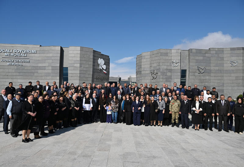 Трогательные кадры встречи Президента Ильхама Алиева и Первой леди Мехрибан Алиевой с жителями Ходжалинского района