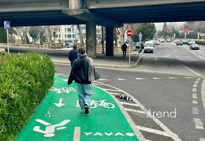 Yasamalda eyni zolağın üzərinə həm piyada, həm də velosiped nişanı niyə çəkilib?