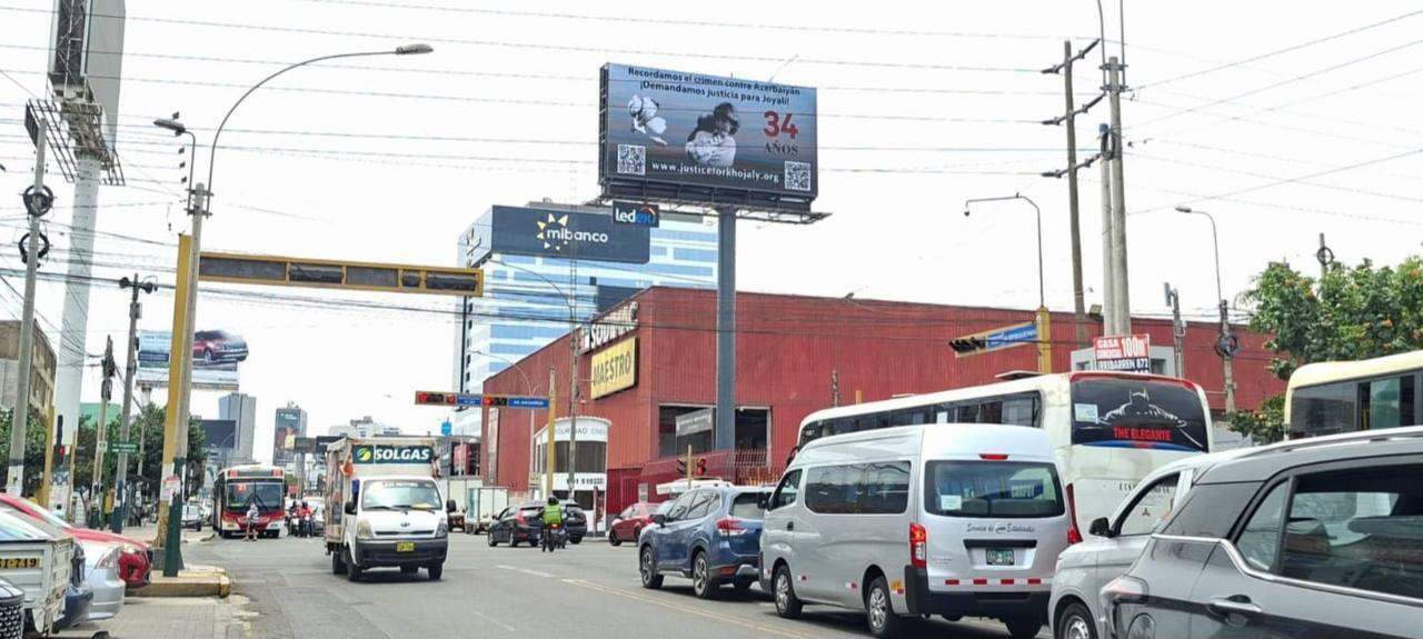Perunun paytaxtı Lima şəhərinin mərkəzi küçələrində “Xocalıya ədalət” çağırışı edilib