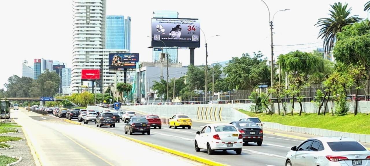 Perunun paytaxtı Lima şəhərinin mərkəzi küçələrində “Xocalıya ədalət” çağırışı edilib