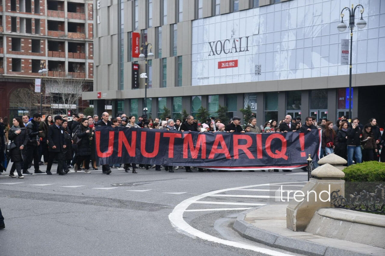 Азербайджанский народ чтит память жертв Ходжалинского геноцида