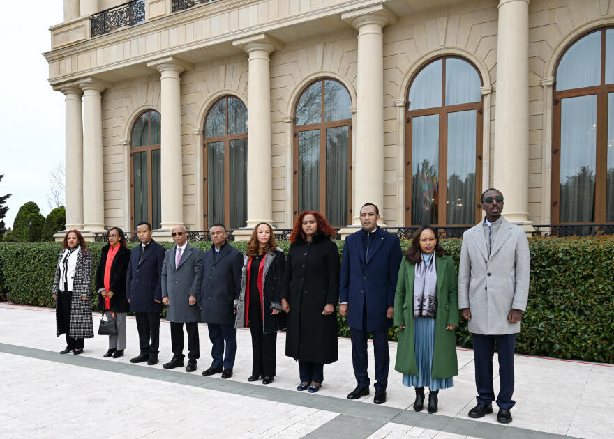 В Баку состоялась церемония официальной встречи премьер-министра Эфиопии