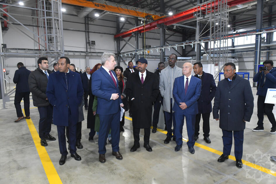Efiopiya Baş naziri Abiy Əhməd Əli Ələt Azad İqtisadi Zonasında olub