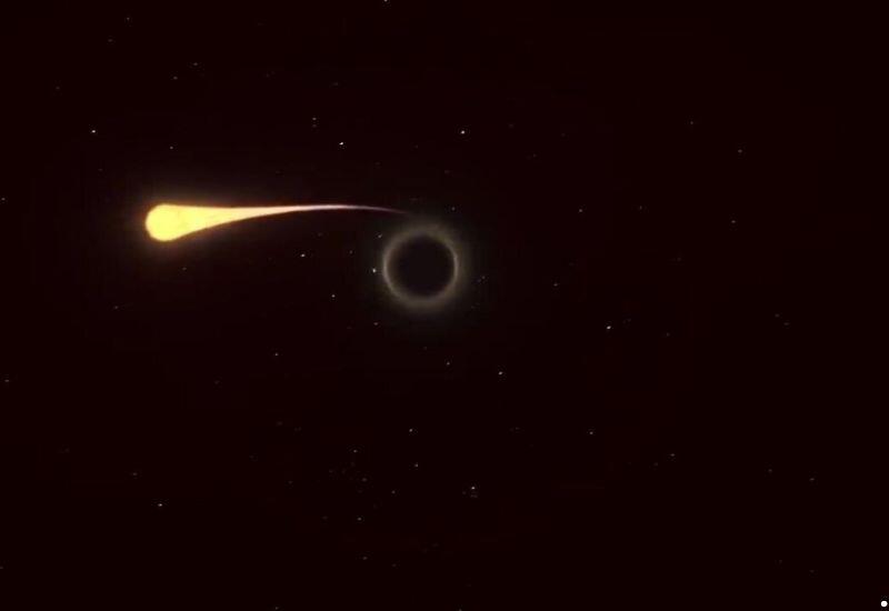 Смерть Солнца из-за поглощения сверхмассивной черной дырой